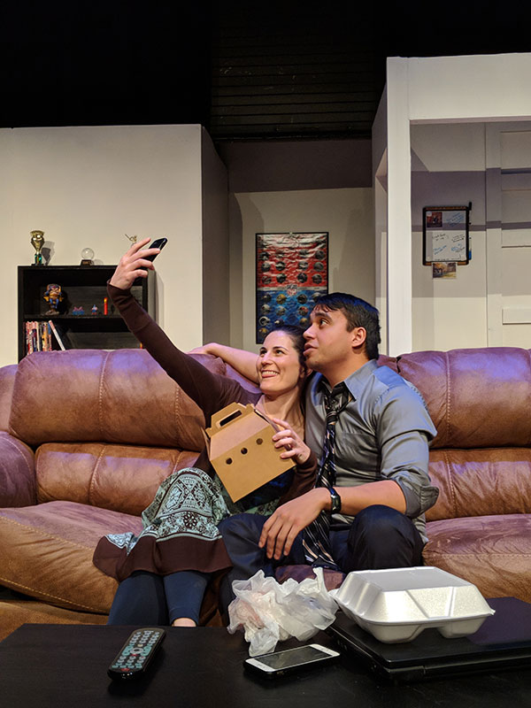Andrea Peterson and John Valdez in STRAIGHT photo by JayC Stoddard