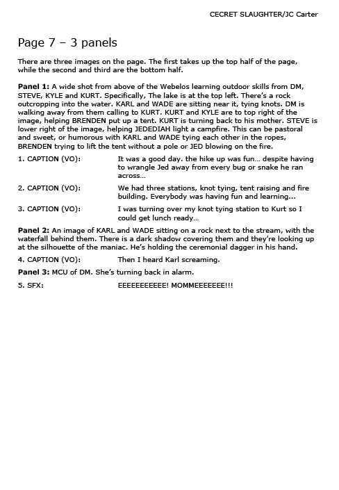 Gull #1 Script Page 7