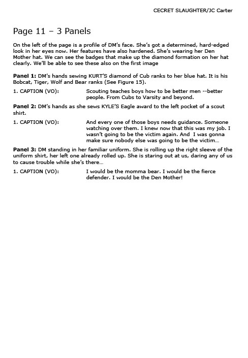 Gull #1 Script Page 11